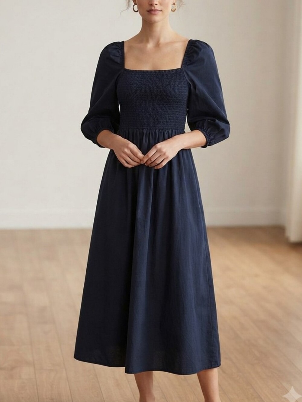 Beautiful JCREW J.CREW Smoke Black Puff Sleeves Maxi Dress Sz XL